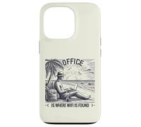 Ordinateur Portable numérique Nomade Wi-FI Beach Office Coque pour iPhone 13 Pro