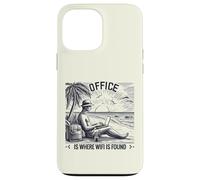 Ordinateur Portable numérique Nomade Wi-FI Beach Office Coque pour iPhone 13 Pro Max