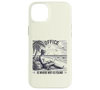 Ordinateur Portable numérique Nomade Wi-FI Beach Office Coque pour iPhone 14 Plus