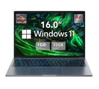 Ordinateur portable pour jeux Blackview Gamibook 8 - 16"" Écran FHD+ AMD Ryzen™ 7 7735HS, 32 Go RAM 1To SSD,Windows 11 - QWERT - Gris
