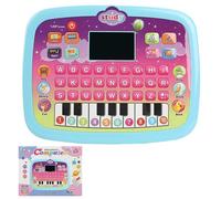 Ordinateur Portable pour,Ordinateur Portable pour - Jouet électronique avec lumières, Sons et Musique Contenu d'apprentissage pour Les Nourrissons et Les Tout-Petits de 1 à 4 Ans Garçons Filles