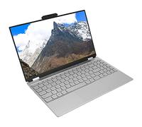 Ordinateur Portable Professionnel 15,6 Pouces, 16 Go DDR4 PCIe NVMe M.2 SSD, 2,4 G/5 G WiFi N5105 Quad Core CPU, Ordinateurs Portables Réversibles à 180° avec Clavier rétroéclairé (16G+1T Prise UE)