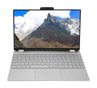Ordinateur Portable Professionnel 15,6 Pouces, 16 Go DDR4 PCIe NVMe M.2 SSD, Processeur Double Bande WiFi 10210U Quad Core, 2 MP 30 Fps Caméra Magnétique Ordinateurs Portables (16G+64G Prise UE)