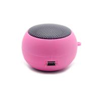 Ordinateur portable téléphone portable filaire pour téléphone PC Mini boîte de son amplificateur de haut-parleur Hamburger prise Jack 3.5mm blue