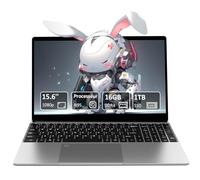 Ordinateur Portable Ultra-Fin 15,6" FHD IPS - Processeur Celeron N95 3,4 GHz, 16 Go DDR4/1 to SSD, Clavier Rétroéclairé, Wi-FI 5G & Batterie 8000 mAh (360 × 275 × 18 mm, 1,679 kg)