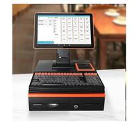 Ordinateur POS Usine Système POS Caisse enregistreuse, Terminal Tactile Bureau Restaurant Supermarché Hôtel Conception Exclusive POS PC(Orange J1800)