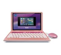 VTech Ordinateur éducatif Genio Mon Premier Vrai Ordi – Écran 5'' Souris Clavier AZERTY Rose