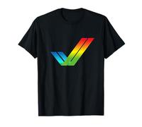 Ordinateur rétro avec logo Amiga Tick T-Shirt