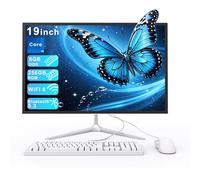 Ordinateur Tout-en-Un 19 Pouces Full HD, WiFi 6, Pour Bureau et Étude | Core i5 4590, 8 Go DDR3 pour le multitâche, SSD 256 Go réactif, Bluetooth 5.3, deux haut-parleurs intégrés