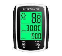 Ordinateur vélo Filaire Compteur de et odomètre avec 19 Fonctions rétro-éclairage