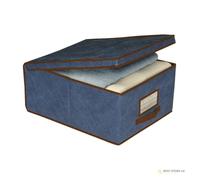 Ordinett Box, polyester, bleu, moyen