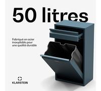 Ordnungshüter Poubelle de cuisine 50L avec tiroir