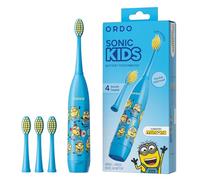 ORDO Minions Brosse à Dents Électrique Enfants, 4 têtes, Bleu