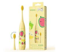 Ordo Squishmallows Brosse à dents à pile sonique pour enfants, poils doux, tête supplémentaire incluse, cadeau pour enfants à partir de 4 ans, batterie incluse, Wanda