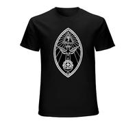 Ordo Templi Orientis OTO Sign Church 666 Satan Aleister Crowley Circle Unisex T-Shirt Printed Tee Graphic Top Men Black Shirt M