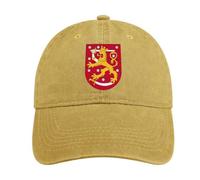 ORDOBO Casquette De Baseball Unisexe avec Drapeau - Finlande Drapeau National Casquette De Camionneur en Jean Imprimée pour L'Été, Style Décontracté, Ajustable, pour Homme Et Femme, Idéale Po