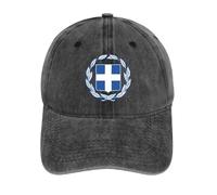 ORDOBO Casquette De Baseball Unisexe avec Drapeau - Grèce Drapeau National Casquette De Camionneur Classique À Imprimé pour Homme Et Femme, Décontractée, pour Randonnée, Escalade, Voyage, SPO