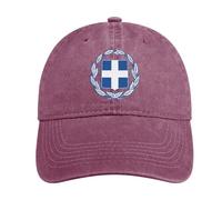 ORDOBO Casquette De Baseball Unisexe avec Drapeau - Grèce Drapeau National Casquette De Camionneur Classique À Imprimé pour Homme Et Femme, Décontractée, pour Randonnée, Escalade, Voyage, SPO