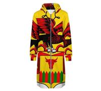 ORDOBO Hoodie Femme Zippé Capuche Long Territoire Transbaïkalien Manteau D'Automne-Hiver Décontracté Grande Taille À Manches Longues Fermeture Éclair Et Capuche Avec Poche L