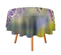 ORDOBO Nappe Imprimée en 3D - Fleurs Violettes Nappe Imprimée pour La Maison Idéale pour Les Dîners La Cuisine Les Fêtes Et Les Sorties en Extérieur Imperméable Et Anti-Poussière Elle Prot
