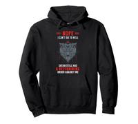 Ordonnance restrictive de Funny Wolf Sarcastic Satan Contre Moi Sweat à Capuche