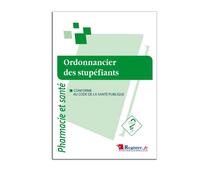 Ordonnancier des stupéfiants, conforme au code de la santé publique, 21 x 29,7 cm