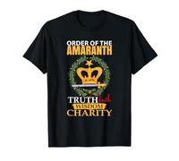 Ordre de l'Amarante Vérité Foi Sagesse Mesdames maçonnique T-Shirt