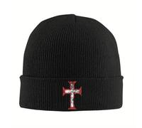 Ordre du Christ Croix Templier Chrétien Portugal Érodé Chevalier Templier Tricoté Chapeau Bonnets Chapeau D’Hiver Chapeau Chaud Hommes Femmes Cadeaux