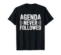 Ordre du Jour Humour De Bureau Sarcasme Corporate Collègues T-Shirt