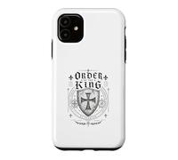 Ordre du Roi Non No omine Deo Gloria Backprint Coque pour iPhone 11
