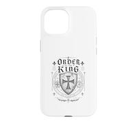 Ordre du Roi Non No omine Deo Gloria Backprint Coque pour iPhone 15