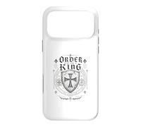 Ordre du Roi Non No omine Deo Gloria Backprint Coque pour iPhone 17 Pro Max