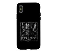 Ordre du Silence Dark Gothic Medieval Knight Coque pour iPhone X/XS