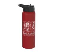 Ordre du Silence Dark Gothic Medieval Knight Stainless Steel Insulated Water Bottle