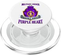 Ordre Militaire du cœur Violet PopSockets PopGrip pour MagSafe
