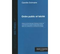 Ordre public et laïcité Camille Dolmaire (Auteur)
