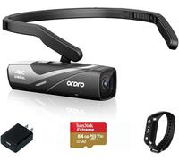 ORDRO Camescope 4k Caméra Portable EP8 Caméscopes, UHD 4K 60fps avec Capteur 1/2.8", Capture POV, Stabilisateur de Cardan 2 Axes, WiFi 2,4/5G, avec télécommande et Carte microSD 64GB