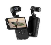 ORDRO M5 Camera Vlog, 4K/60 IPS Camescope, Stabilisation à 3 Axes, Écran Tactile Rotatif 3,5", Suivi Facial, WiFi, Camera Vision Nocturne, Caméscopes Youtube