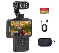 ORDRO M5 Camera Vlog, 4K/60 IPS Camescope, Stabilisation à 3 Axes, Écran Tactile Rotatif 3,5", Suivi Facial, WiFi, Camera Vision Nocturne, Caméscopes Youtube