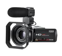 Ordro Z20 Caméscope numérique Vlog HD 1080P 24MP Zoom 16X écran tactile IPS 3,0 pouces Prise en charge WIFI Carte SD DV avec microphone
