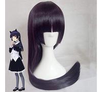 Ore No Imouto Ga Konnani Kawaii Wake Ga Nai Gokou Ruri 80 cm Longue Droite Synthétique Cheveux Anime Cosplay Perruque pour Femmes Violet Seulement Perruque