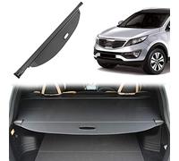 OREALTOOL Étagère Arrière Rétractable De Coffre pour Kia Sportage R 2010-2015 Noir Housse Colis Cargo Coque Cache-Bagages Couverture De Cargaison De Coffre