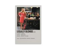 OREAUORN Poster Legally Blonde 2001 - Impression sur toile vintage - Décoration pour salon, chambre à coucher - 30 x 45 cm - Style vintage - Sans cadre