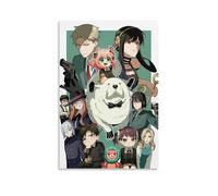 OREAUORN Poster Spy X Family (10) - Impression sur toile vintage - Décoration pour salon, chambre à coucher - 40 x 60 cm - Style rétro - Sans cadre