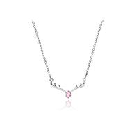oreaux/Colliers pendentifs créatifs pour Femmes en Or Fin, Collier de Lyre d'antilope Luxueux, Perles féminines