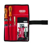 Oregon 558488 Kit d'entretien de Guide et d'affûtage de Chaîne de Tronçonneuse 1/4", 3/8" Low Profile avec Limes Rondes 4,0mm