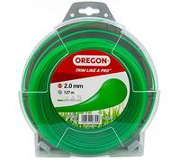 Oregon - Fil Coupe-Bordure en Nylon Pour Débroussailleuse et Coupe Bordure, Entretien de Jardin et Bricolage, Taille Universelle, Tout Usage, Fil Rond, Bobine 2 mm x 127 m, Couleur Vert (69-358-GR)