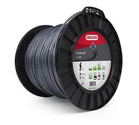 Oregon Fil de débroussailleuse Cranté 3mm, Coupe herbes hautes, mauvaises herbes, végétation dense, Robuste, compatible avec modèles standards, 3.0mm x 195m (111088E)