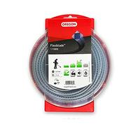 Oregon Fil de débroussailleuse Cranté 4mm, Coupe herbes hautes, mauvaises herbes, végétation dense, Robuste, compatible avec modèles standards, 4.0mm x 21m (111085E)