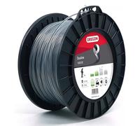 Oregon Fil de débroussailleuse Matériau double 2.4mm, Coupe herbes hautes, mauvaises herbes, végétation dense, Fil nylon haute résistance, compatible avec modèles standards, 2.4mm x 180m (106503E)